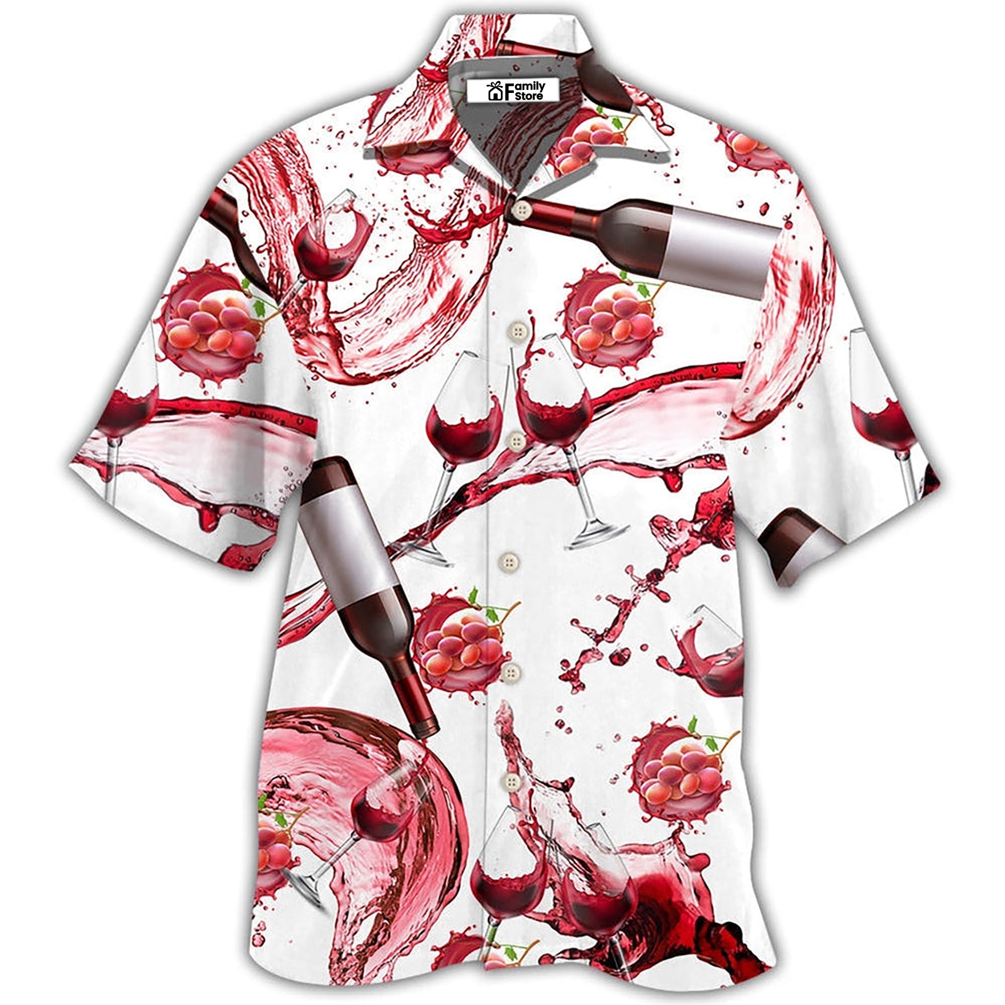 Wine Red Wine Chill Tonight – Hawaiian Shirt