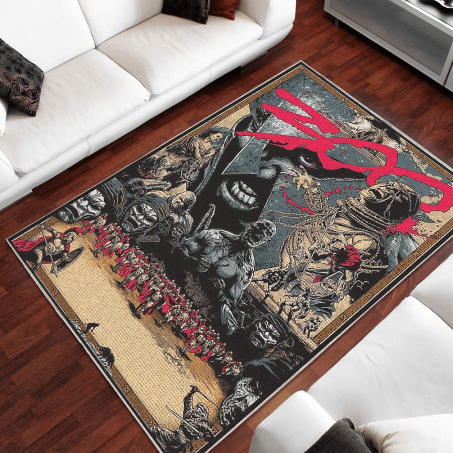 300 Movie Area Rug – Home Decor – Bedroom Living Room Decor