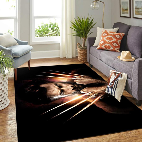 Wolverine Claws Carpet floor area rug – home decor – Bedroom Living Room decor