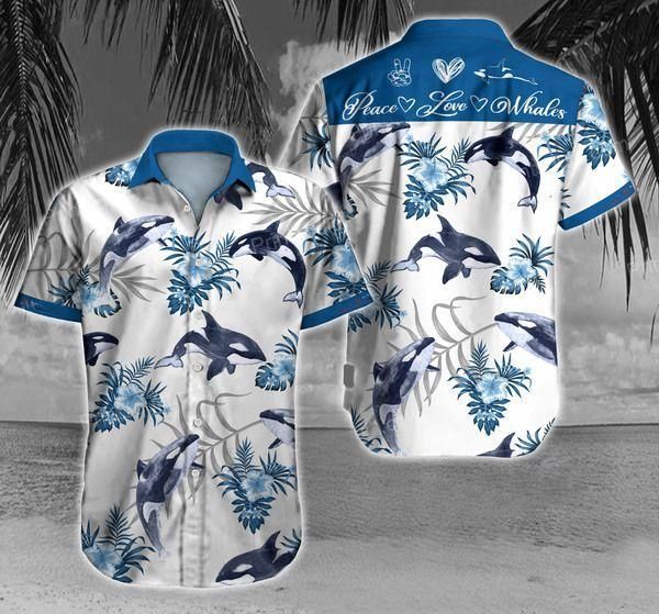 Whale Hawaiian Shirt | Unisex | Full Size | Adult | Colorful | Hw1062