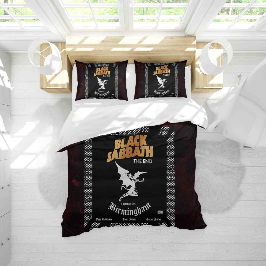 3D Black Sabbath Quilt Cover Set Bedding Set Duvet Cover Pillowcases SF58