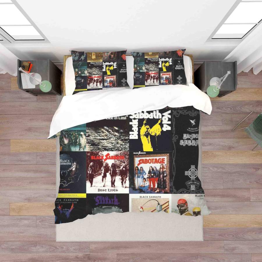 3D Black Sabbath Quilt Cover Set Bedding Set Duvet Cover Pillowcases SF52