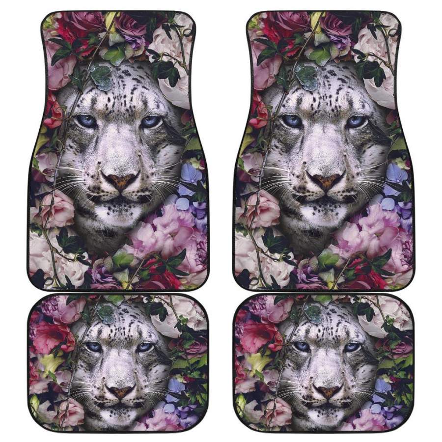 White Tiger Flower Amazing Gift Ideas Car Seat Covers