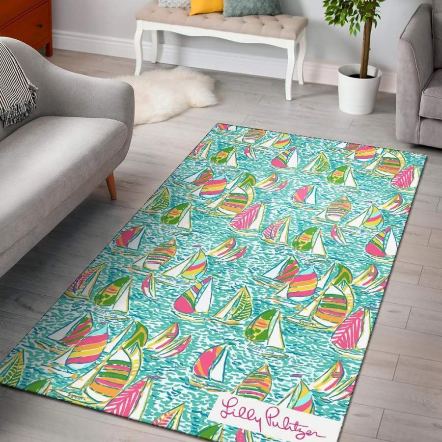 You Gotta Regatta Lilly Pulitzer Area Rug Carpet