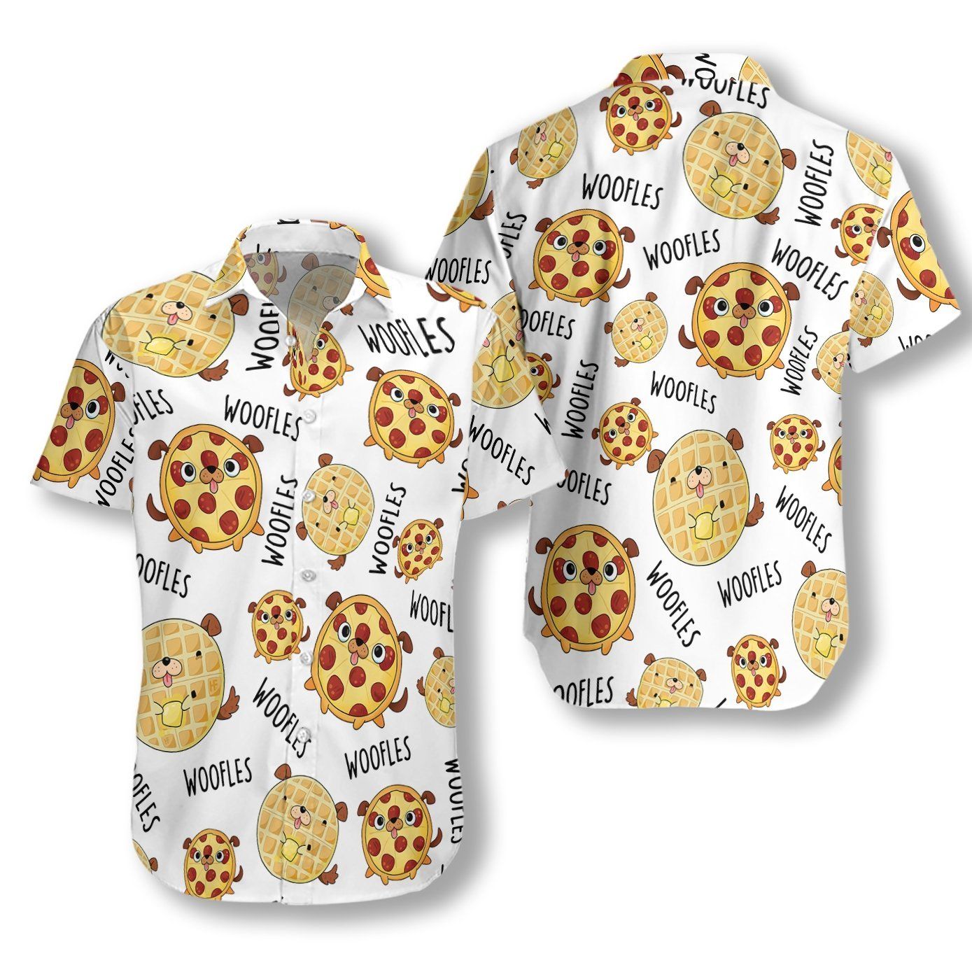 Woofles Pizza And Cake Ez24 2810 Hawaiian Shirt