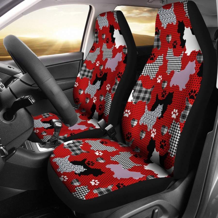 Westie Patterns Style Car Seat Covers