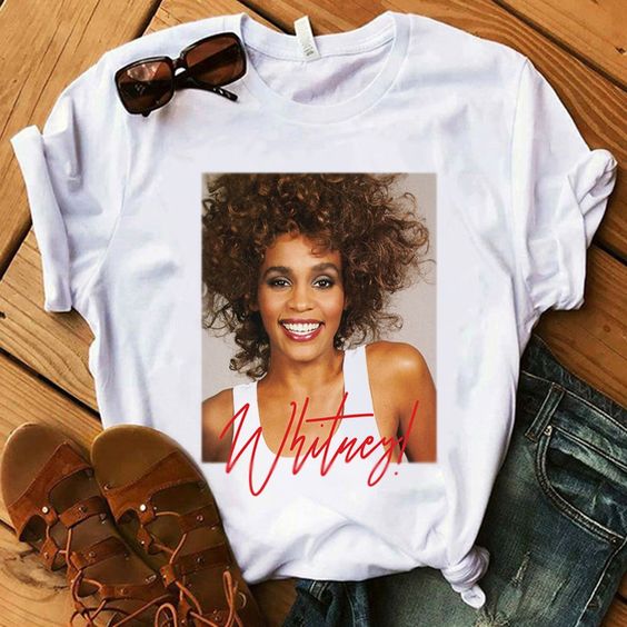 Whitney Houston Smile Vintage Tshirt