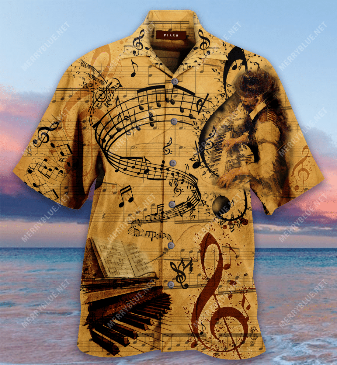 Where Words Fail Music Speaks Hawaiian Shirt