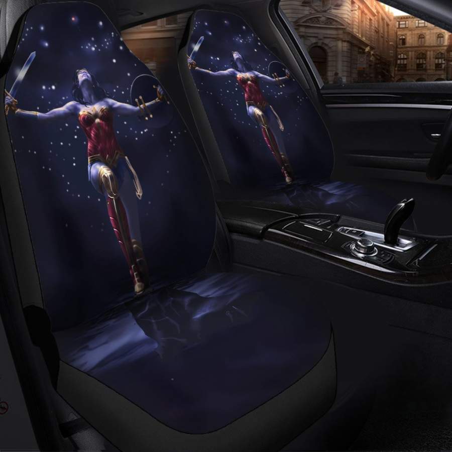 Wonder Woman 3D DC Comics Car Seat Covers