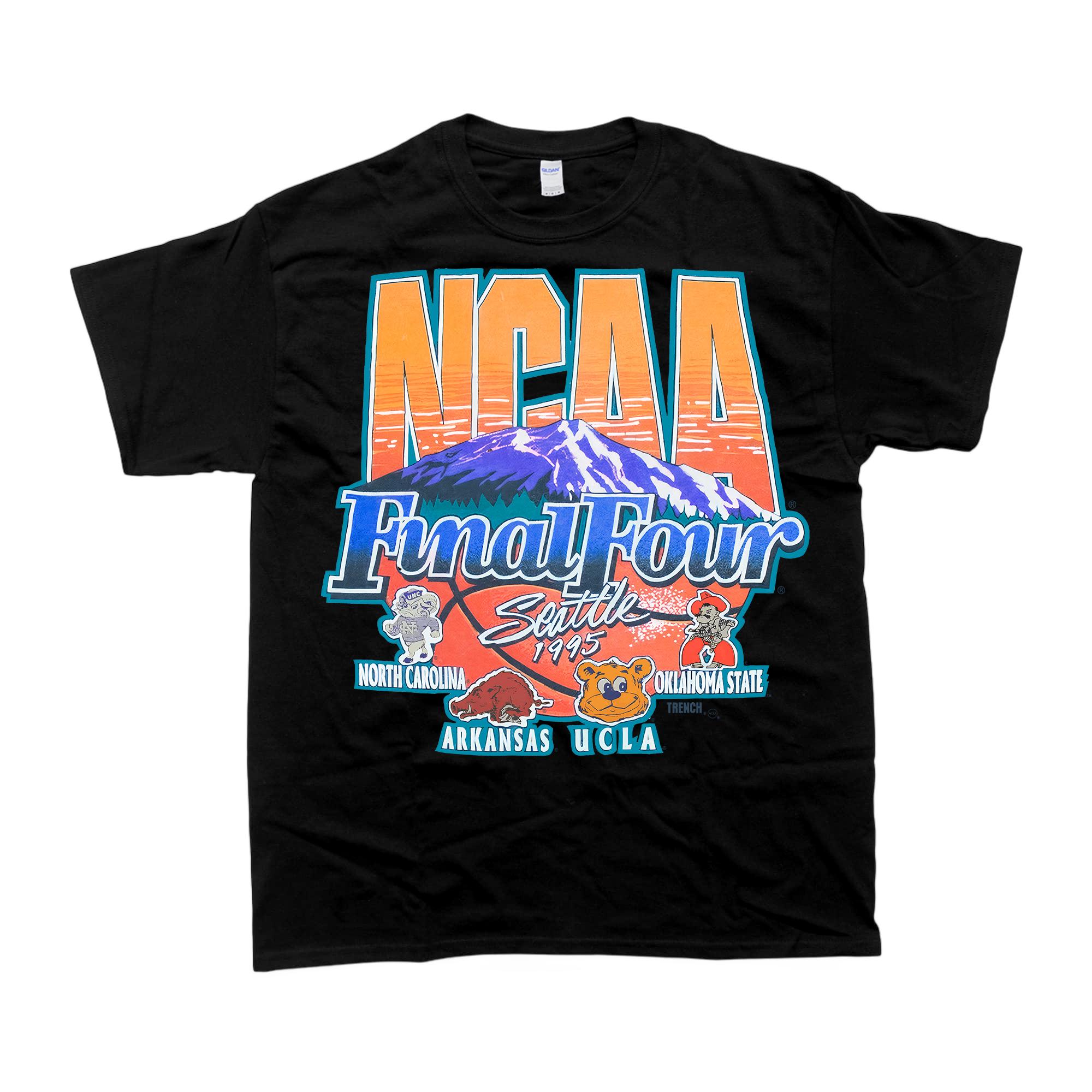 1995 NCAA Final Four Vintage T-Shirt, graphic vintage sports tees summer shirts for men, Shirt Outfit Idea