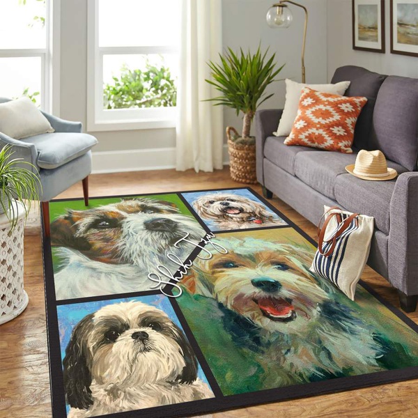 2020 Shih Tzu Mk Carpet Area Rug – Home Decor – Bedroom Living Room Décor