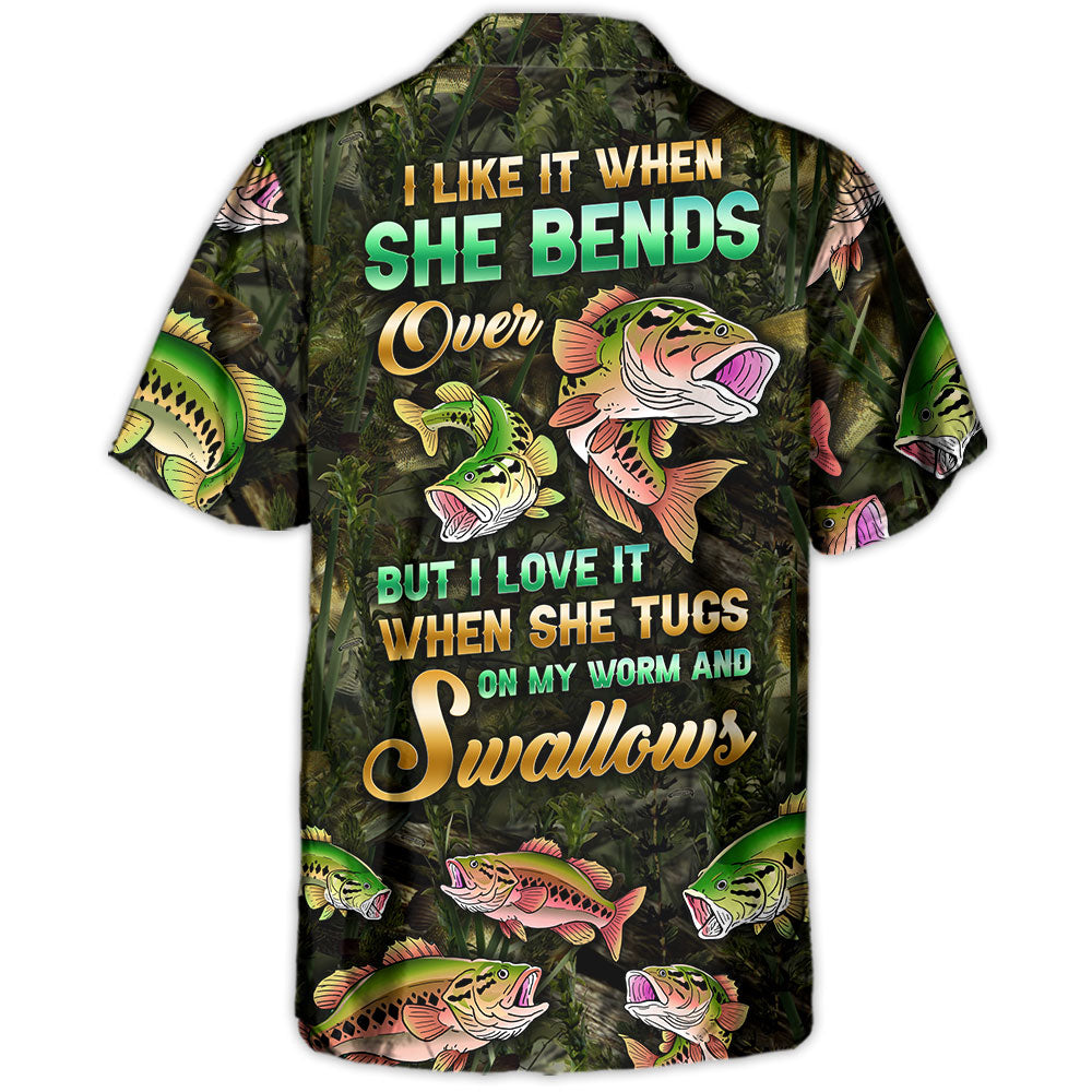 When She Tugs On My Worm And Swallows Amazing Style – Hawaiian Shirt